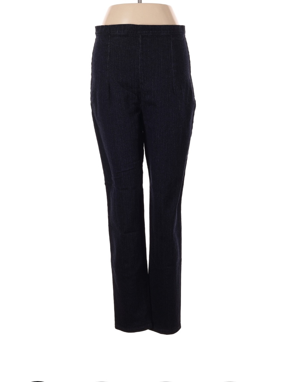 Deadly Dames Dark Denim High Waist Cigarette Pants Jeans 1X Pinup Girl Clothing